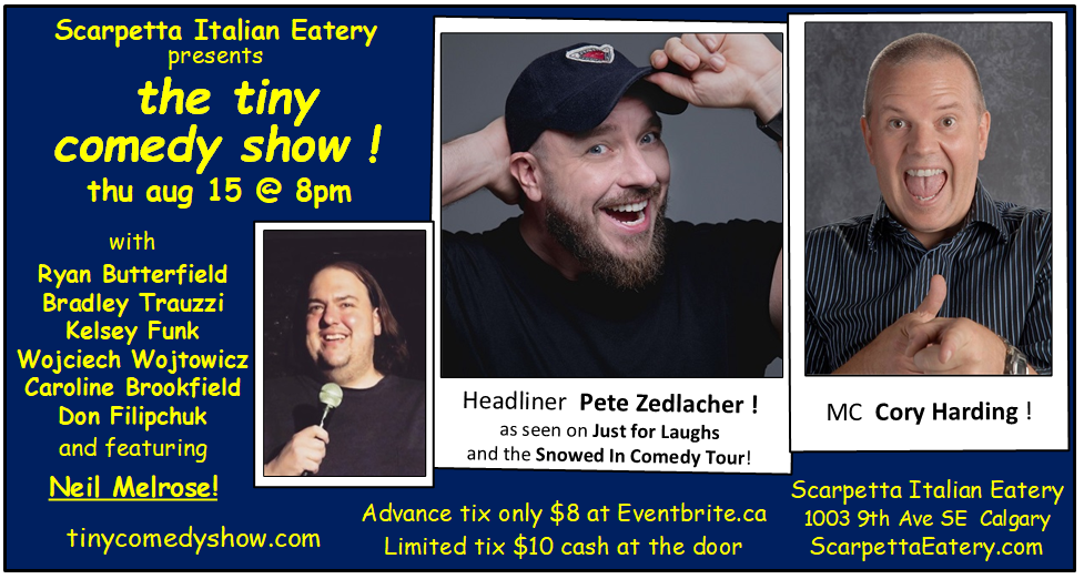 tiny comedy show - thu aug 15 2019